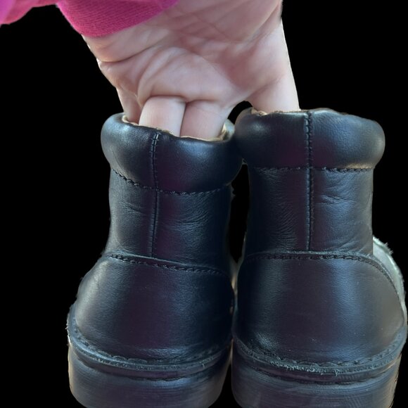 Birkenstock Pasadena Black Leather Shoes - Picture 3 of 7